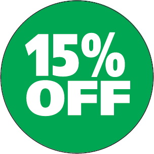 326 15% off outlines